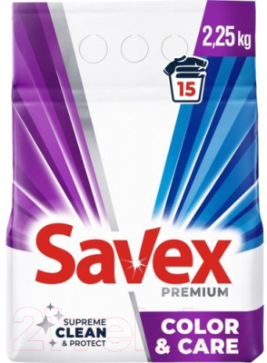 Стиральный порошок Savex Color&Care Automat (2.25кг)
