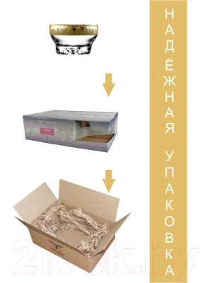 Набор креманок Promsiz EAV325-3258/S/Z/6 (лава)