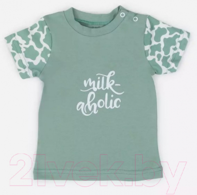 Изображение товара Комплект одежды для малышей Rant Milk-Aholic со штанишками / 2-81 (Green, р.74)