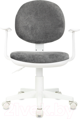 Кресло детское Бюрократ CH-W 356AXSN (серый Light-19/белый)
