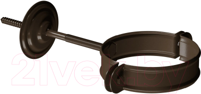 Хомут водосточной трубы Docke Stal Premium D90 PVHT-1004 (каштан 8017)
