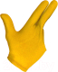 Перчатка для бильярда Feudor Standart 080402yl (желтый) - 