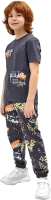 Комплект детской одежды Mark Formelle 393320 (р.116-60-54, графит/надписи на графите) - 