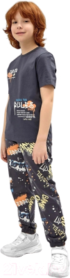 Комплект детской одежды Mark Formelle 393320 (р.116-60-54, графит/надписи на графите)