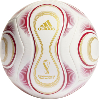 Футбольный мяч Adidas Qtr Olp Clb HM8159 (р.5, красный/белый/синий) - 