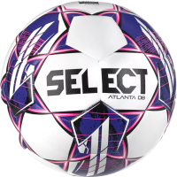 Футбольный мяч Select Atlanta DB / 0575960900 (размер 5, белый/фиолетовый) - 