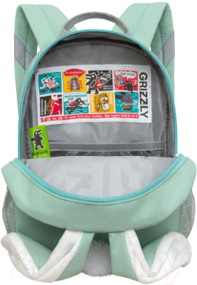 Детский рюкзак Grizzly RK-376-1 (мятный)