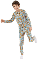 Пижама детская Mark Formelle 563314 (р.146-72, цветные монстры) - 