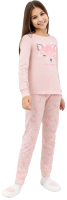 Пижама детская Mark Formelle 567720 (р.110-56, розовый/лисички на розовом) - 