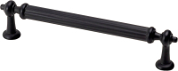 Ручка для мебели AKS Adam-128 (черный матовый) - 