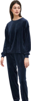 Комплект домашней одежды Mark Formelle 592327 (р.164/170-92-98, темно-синий) - 