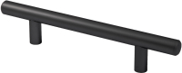 Ручка для мебели AKS Релинговая 128/178 (черный матовый) - 