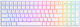 Клавиатура Royal Kludge RK100 RGB (белый, Red Switch) - 