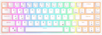 Клавиатура Royal Kludge RKG68 RGB (белый, Gateron Yellow Switch) - 