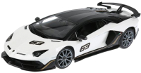 Радиоуправляемая игрушка Rastar Lamborghini Aventador Svj Performance / 96010-RASTAR (белый/черный) - 