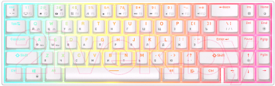 Клавиатура Royal Kludge RK71 RGB (белый, Red Switch)