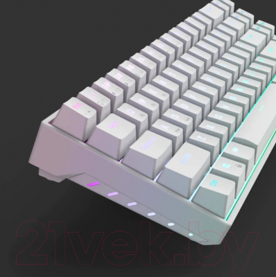 Клавиатура Royal Kludge RK71 RGB (белый, Brown Switch)