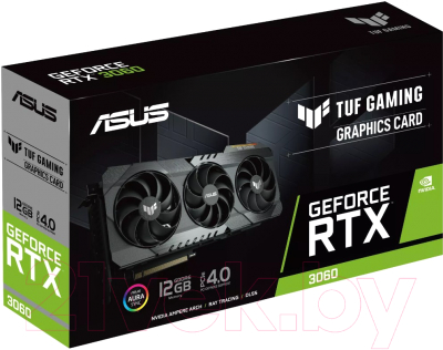 Видеокарта Asus RTX 3060 V2 12GB GDDR6 (TUF-RTX3060-12G-V2-GAMING)