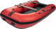 Надувная лодка Tulin Boat ДМК-330 / TB-ДMК-330-КЧ (красный/черный) - 