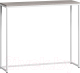 Консольный столик Loftyhome Мальборк / 1627936 (смоук, с белым основанием) - 