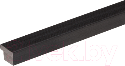 Финишная рейка для реечной панели Grace ПВХ гладкая черный (22х16х2900мм)