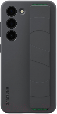 Чехол-накладка Samsung Galaxy S23 Silicone Grip Case / EF-GS911TBEGRU (черный)