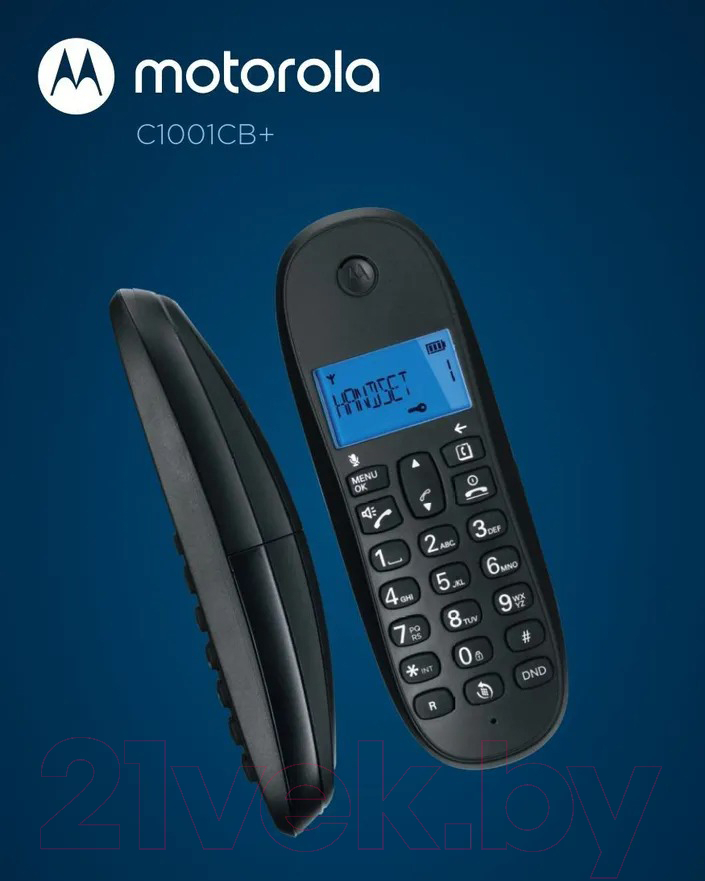 Беспроводной телефон Motorola C1001CB+