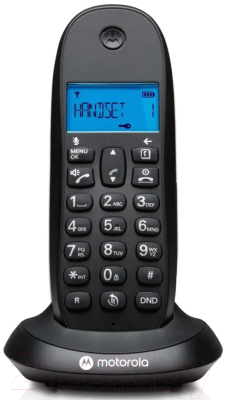 Беспроводной телефон Motorola C1001CB+ (черный)