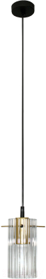 Потолочный светильник Элетех Эсми 211 НСБ 01-60-186 Е27 / 1005405250 (черный/золото)