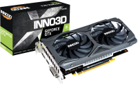 

Видеокарта Inno3D, GeForce TX 1650 Twin X2 OC 4GB (N16502-04D6X-1720VA30)