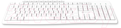 Клавиатура Оклик K225W (белый)