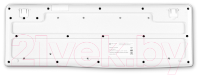 Клавиатура Оклик K225W (белый)