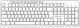 Клавиатура Oklick K225W (белый) - 