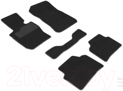 Комплект ковриков для авто Seintex 87531 (черный)