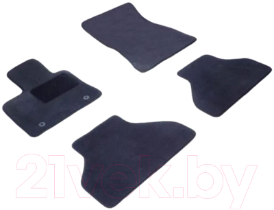 Комплект ковриков для авто Seintex 82259 (черный)