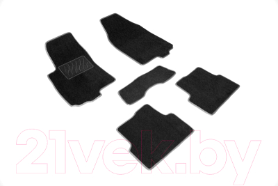 Комплект ковриков для авто Seintex 82260 (черный)