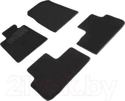 Комплект ковриков для авто Seintex 92698 (черный)