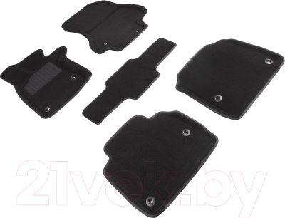 Изображение товара Комплект ковриков для авто Seintex 92307 (черный)
