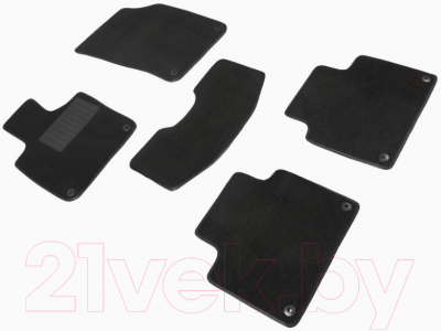 Комплект ковриков для авто Seintex 89609 (черный)