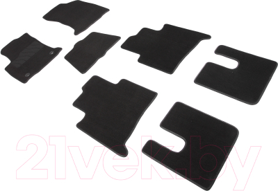 Комплект ковриков для авто Seintex 89663 (черный)