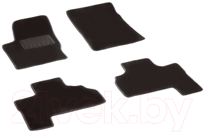 Комплект ковриков для авто Seintex 83641 (черный)