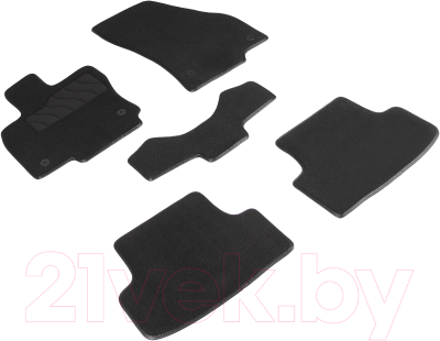 Комплект ковриков для авто Seintex 94656 (черный)