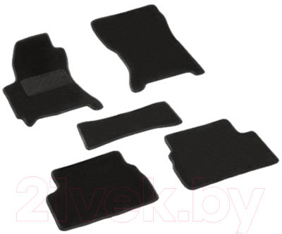 Комплект ковриков для авто Seintex 83183 (черный)