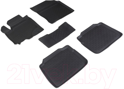 Комплект ковриков для авто Seintex 85625 (черный)