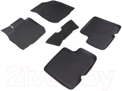 Комплект ковриков для авто Seintex 85492 (черный)