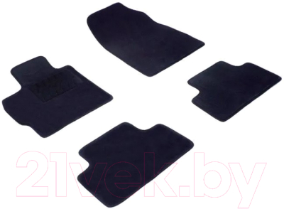 Комплект ковриков для авто Seintex 82762 (черный)