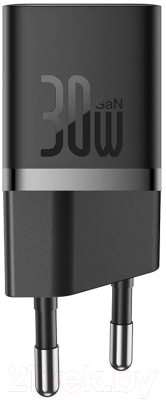 Адаптер питания сетевой Baseus GaN5 Fast Charger Mini 1C 30W EU / CCGN070401 (черный)