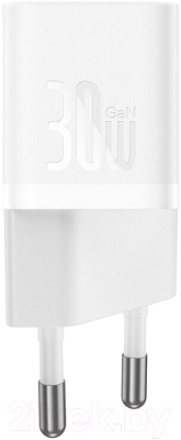 Адаптер питания сетевой Baseus GaN5 Fast Charger Mini 1C 30W EU / CCGN070502 (белый)
