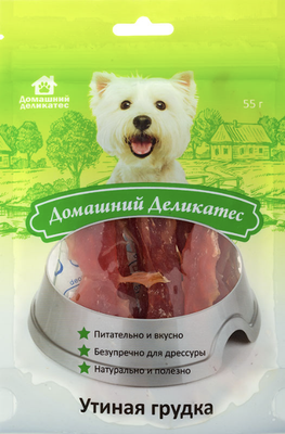 

Лакомство для собак, Утиная грудка