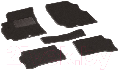 Комплект ковриков для авто Seintex 83302 (черный)